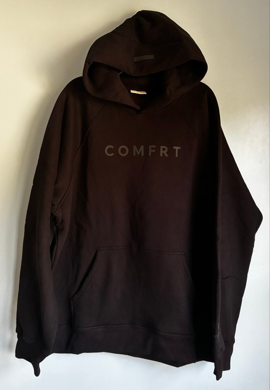 Comfrt Tranquil Hoodie Black 2X Heavyweight Soft Loungewear